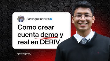✅ Cómo Crear CUENTA DERIV 2025 (Demo y Real) y Conectarla a MetaTrader 5 [Paso a Paso]. 
