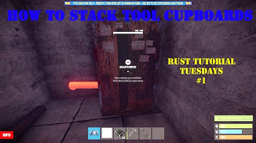 Rust Tutorial Tuesdays #1 - Stacking Tool cupboards!