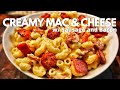 How To Make Creamy Macaroni & Cheese With Sausage And Bacon | Comfort Foods To Make At Home