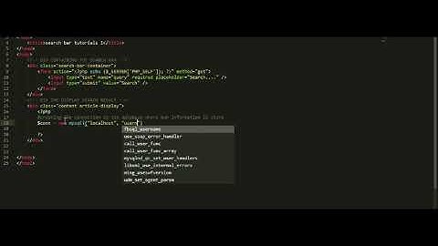 How to create a responsive search bar white html and php only (episode 2)