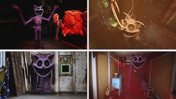 Poppy Playtime: Chapter 3-All Catnap Secret Scenes 4K