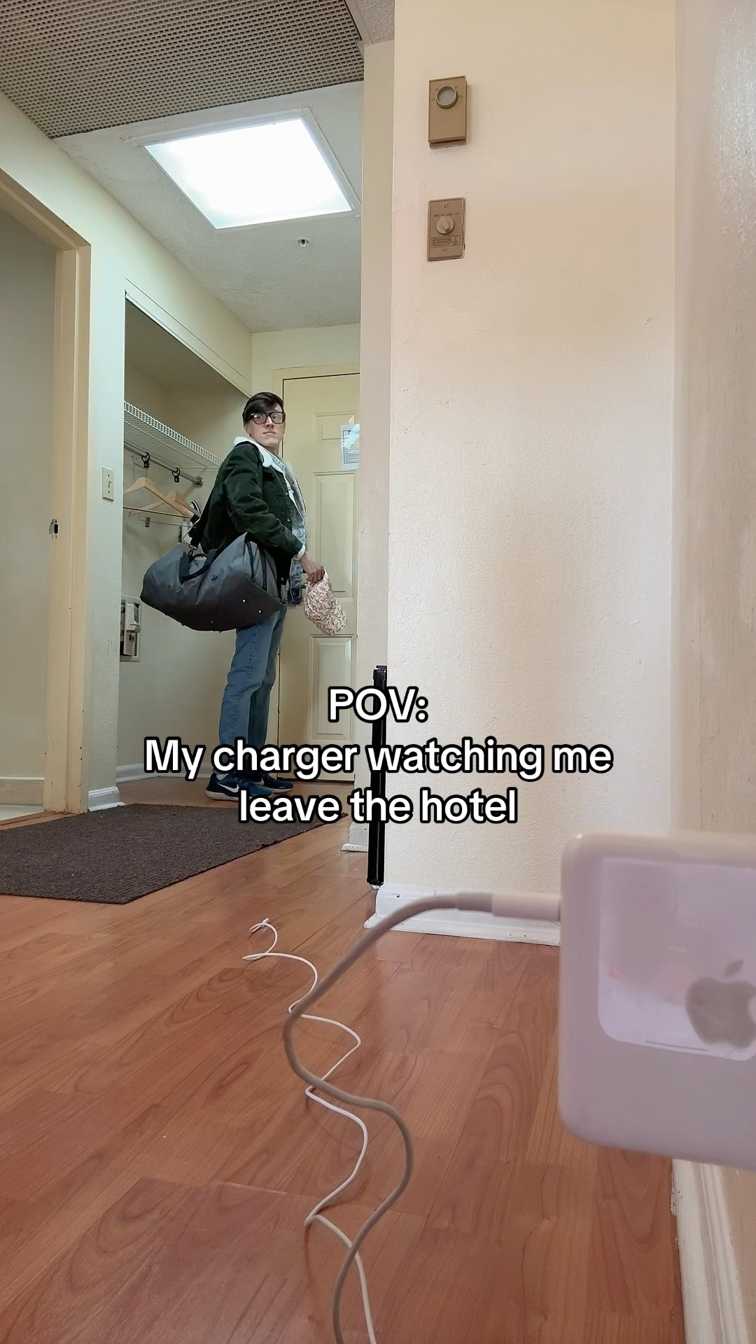 POV: When You Leave Behind Your Cell Phone Charger #TheManniiShow.com/series￼