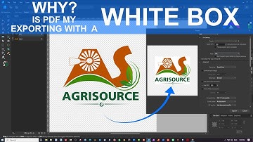 Why is the PDF and SVG exporting with a White background in Affinity Designer