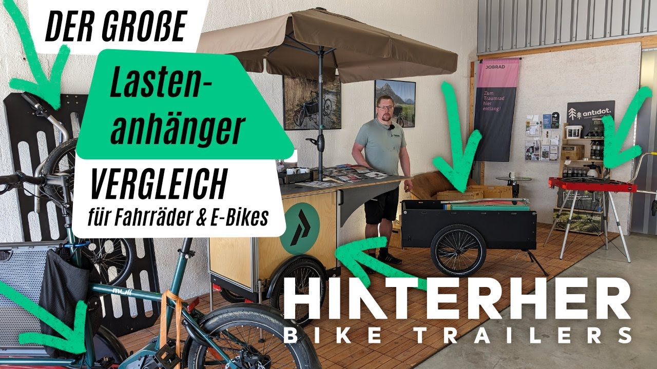 Große Vorstellrunde von HINTERHER-Anhänger für E-Bike & Fahrrad | Pakumo Paderborn