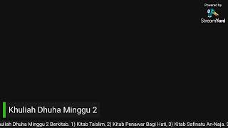 Khulih Dhuha Minggu Ke 2