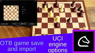 Chessnut Air unboxing - OTB game save and import and UCI engine options (PC app) screenshot 5