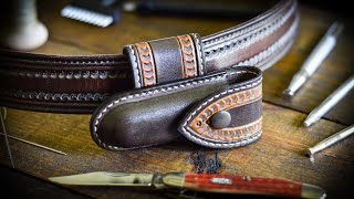 Making A Wet Molded Pocketknife Sheath  Leather Craft