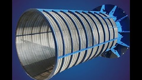 custom wedge wire screen for industrial filtration #oemfactory #watertreatment #wedgewirescreen