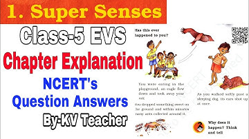 Super Senses (Page 8-13) / Class-5 EVS Chapter 1 Explanation / NCERT Question Answers by KV Teacher
