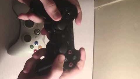 Xbox 360 controller v.s. ps3 controller