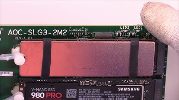 Installation and Test of M.2 Copper Heatsink Cooler for M.2 2280 SSD Laptop
