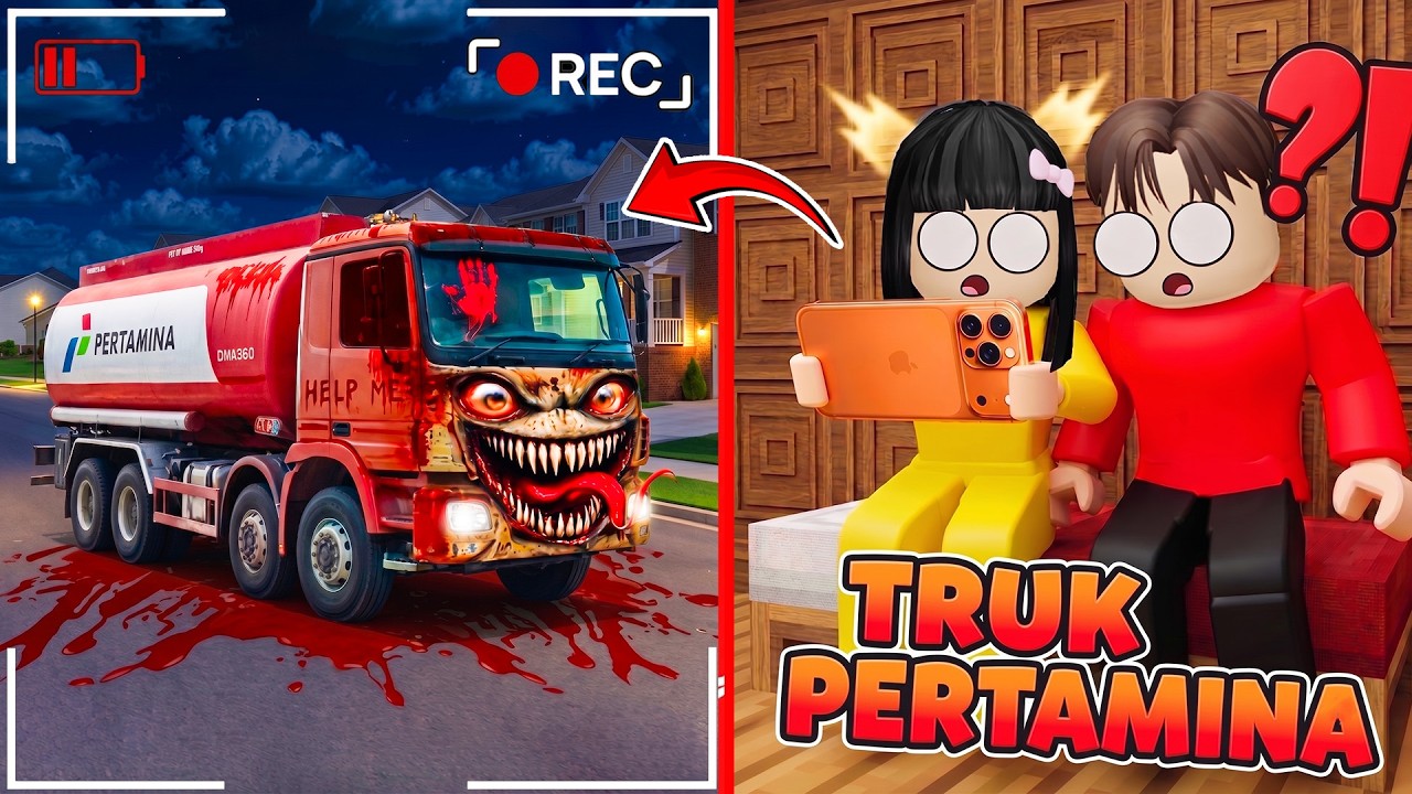 Yuta Mio Lihat Penampakan Truck Pertamina Berdarah Di Depan Rumah, Jangan Keluar! | ROBLOX