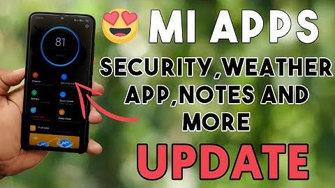 MIUI 11 System App Update | Security Dark Mode, Screen Time, Weather App Update