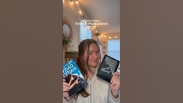 Which is faster… kindle or physical book? Let’s test it! #kindle #books #experiment