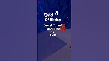Day 4 of Hitting Secret Tunnel Until I hit 1000 subs #gorilla #gorillatag #subgoal1k #fyp #grind