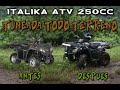 Cuatrimoto Italika ATV 250cc tuneada todo terreno