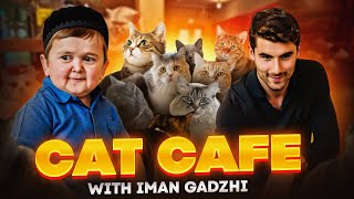 Hasbulla and Iman Gadzhi visit a Cat Cafe!