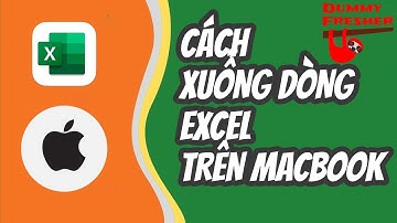 Cách xuống dòng Excel trên MacBook (How to Start a NEW LINE in Excel Cell Mac OS)