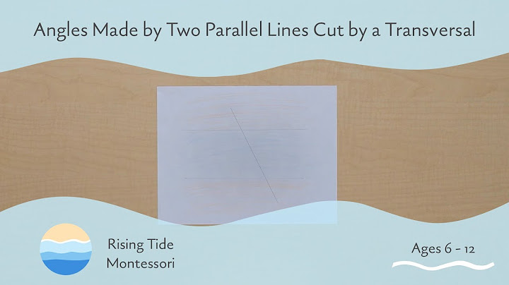 Two parallel lines cut by a transversal worksheet answers