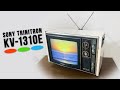 Sony Trinitron KV-1310E (White) 70s Portable Color CRT TV