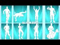 All Fortnite Icon Series Dances &amp; Emotes! Chapter 3 Season 3 - 1 Season 1 (Steady, The Dip, Jiggle)