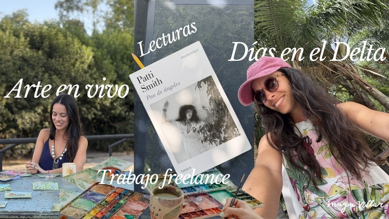Una semana como creativa freelance ✹ Arte en boda, nueva revista & días de recarga