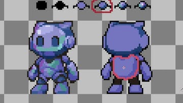 How To Draw a Robot (Pixel Art Tutorials for Beginners)