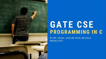 Programming In C | MCQs for GATE CS, ISRO, BARC & All CS/IT Exams