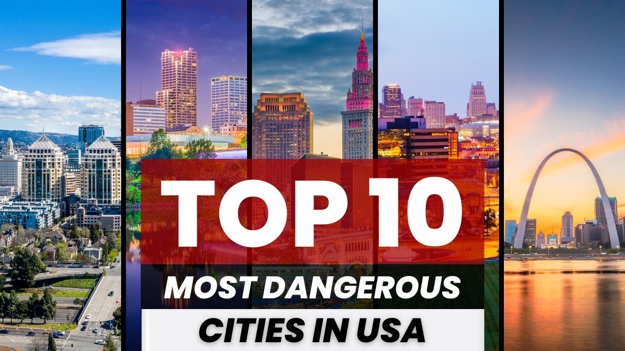 Top 10 Most Dangerous Cities in the U.S.A. - Global Guiders - YouTube