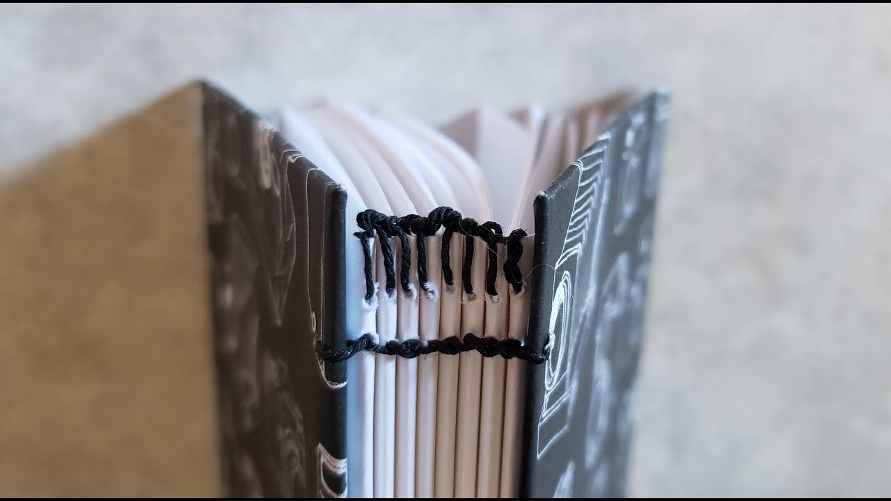 Coptic Bookbinding: Simple Endband