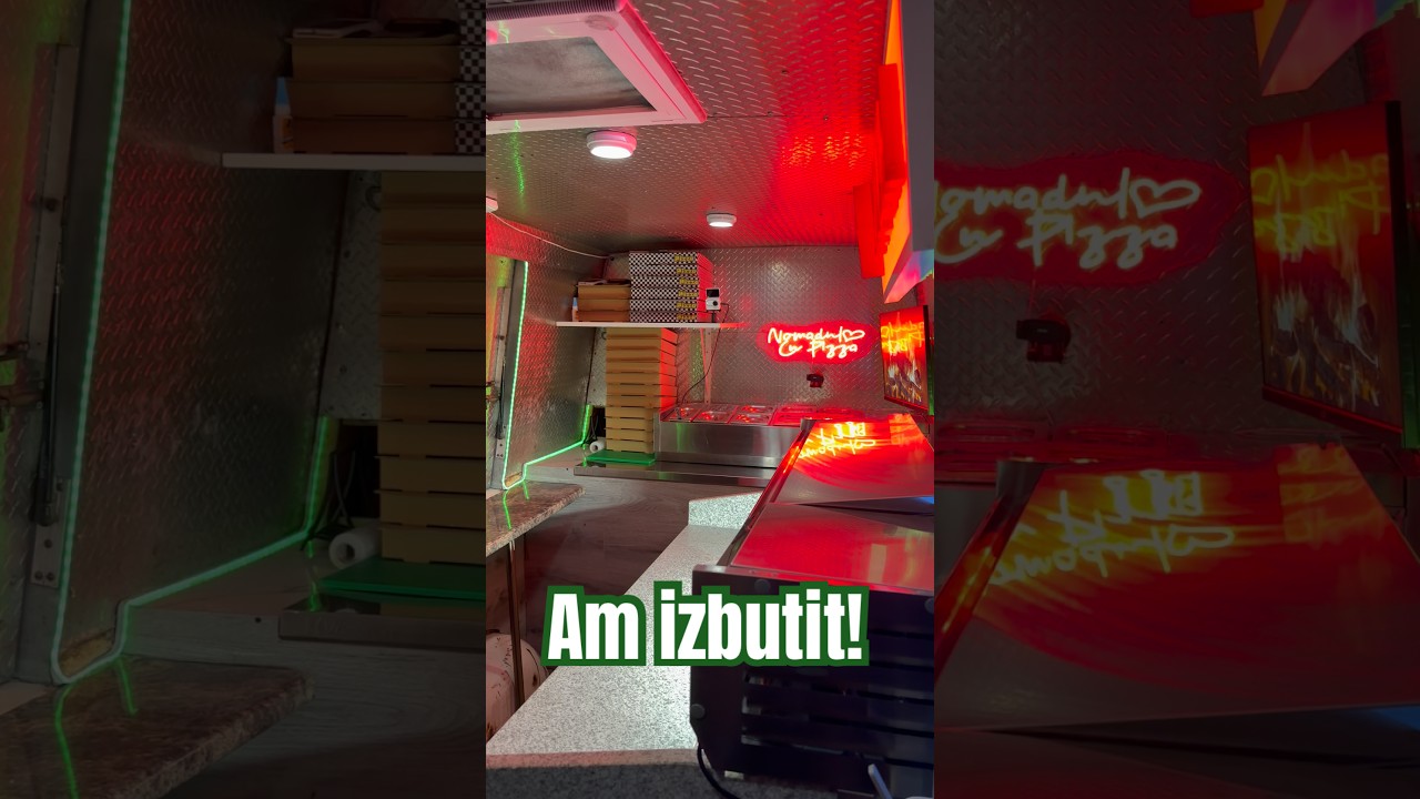 CUM AM REAMENAJAT INTERIORUL VANULUI CU PIZZA!