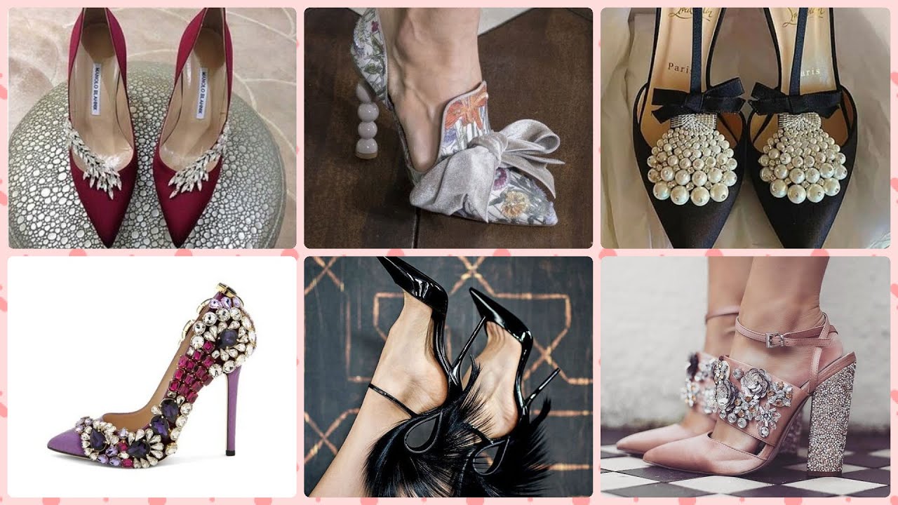 Latest beautiful and stylish branded high heel pump shoes designs for girls 2020 sandals