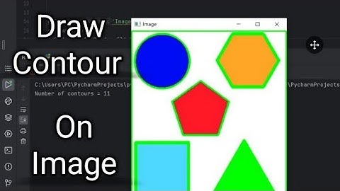 How to Draw Contours over Shapes and PrintLen of Contours
