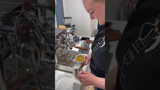 Barista Shows Us How She Steams Her Milk For A Latte