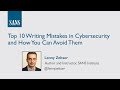 Top 10 Writing Mistakes in Cybersecurity and How You Can Avoid Them
