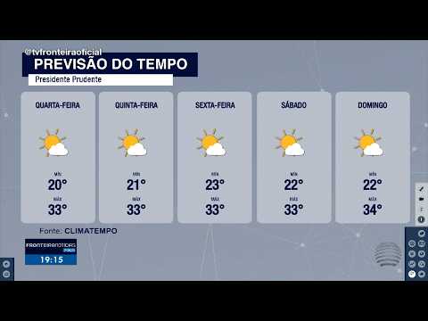 Terça-feira deve ser de temperaturas amenas em Presidente Prudente