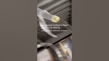 High Speed Paper Cup Making Machine