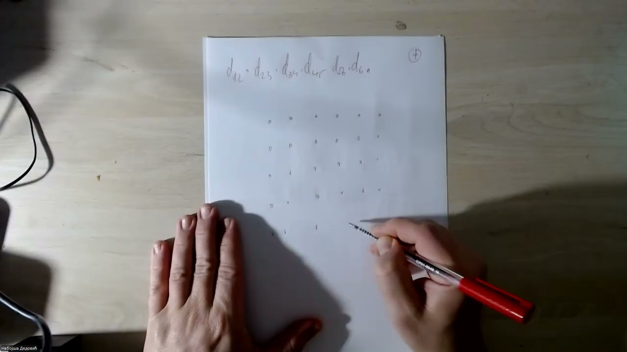 matrice determinante teorija