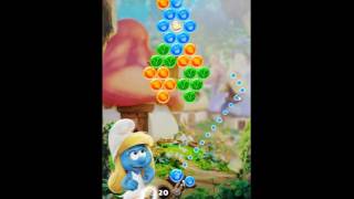 Smurfs Bubble Story Level 4 - NO BOOSTERS screenshot 5