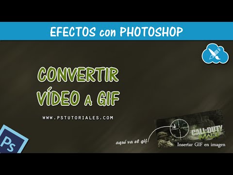 Convertir vídeo a GIF - Photoshop Tutorial