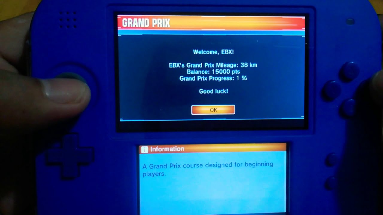 Amazing RACING GAME on Nintendo 2ds RIDGE RACER - YouTube
