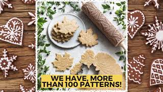Christmas 3D Rolling Pin