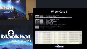 Black Hat Asia 2014 - Z:\MAKE TROY\NOT WAR: Case Study of the Wiper APT in Korea, and Beyond