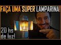 Lamparina - Como Fazer com 2 Latinhas!