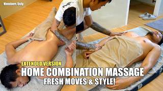 Extended Fresh Massage Moves with Style I Therapist Mars Visits Home I Combination Massage I 2026