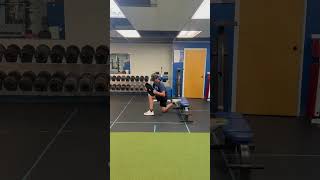 Couch Stretch with Diagonal Plate Press