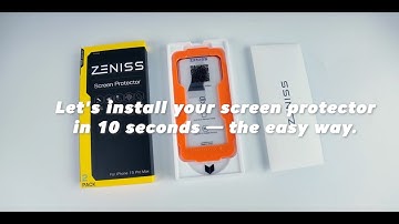ZENISS Screen Protector Installation Guide