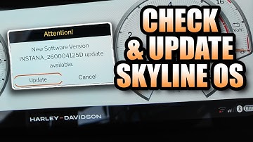 How to Check & Update Skyline OS on 2024+ Harley Touring Motorcycles