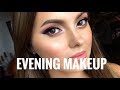 Растушеванная стрелка. Evening make-up.