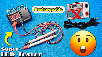 LED tester || Shockproof Rechargeable LED Backlight Tester - Step-by-Step Guide!